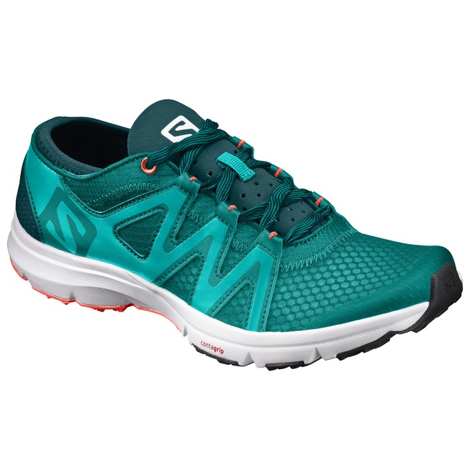 Salomon Singapore Womens Water Shoe - CROSSAMPHIBIAN SWIFT W Turquoise | 86470-ILFH